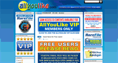 Desktop Screenshot of iww.allyoulike.com